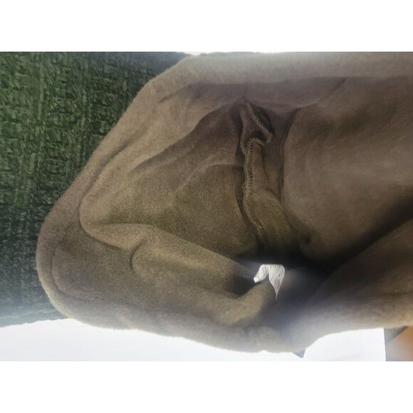 Olgy Green Knit Beanie & Scarf Set With Fleece Lining For Cold Weather Comfort - Picture 4 of 8